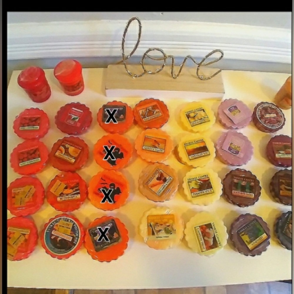 Yankee Candle Tarts and Votive large bundle